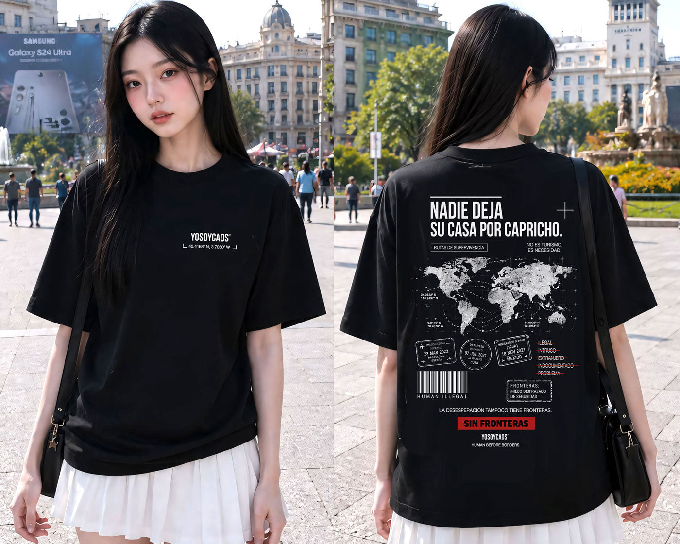 Linea SinFronteras: HUMAN NOT ILEGAL