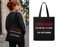 Linea Fallo Del Sistema: TOTE BAG SYSTEM